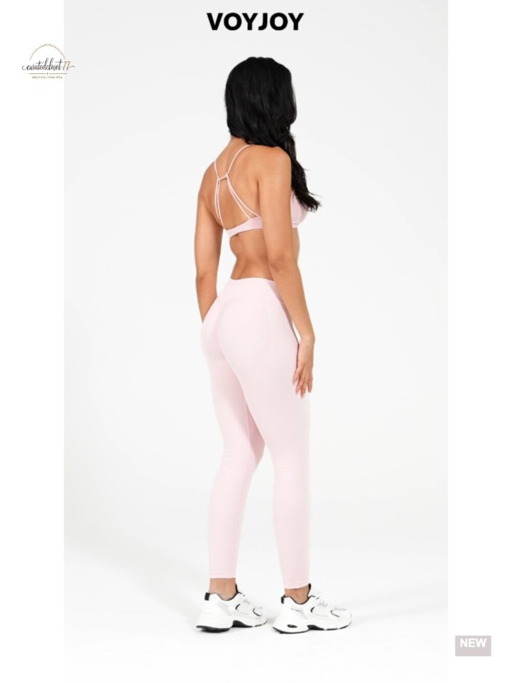 Seamless Low Rise Butt Lifting Workout Leggings 24" - Picture 6 of 6